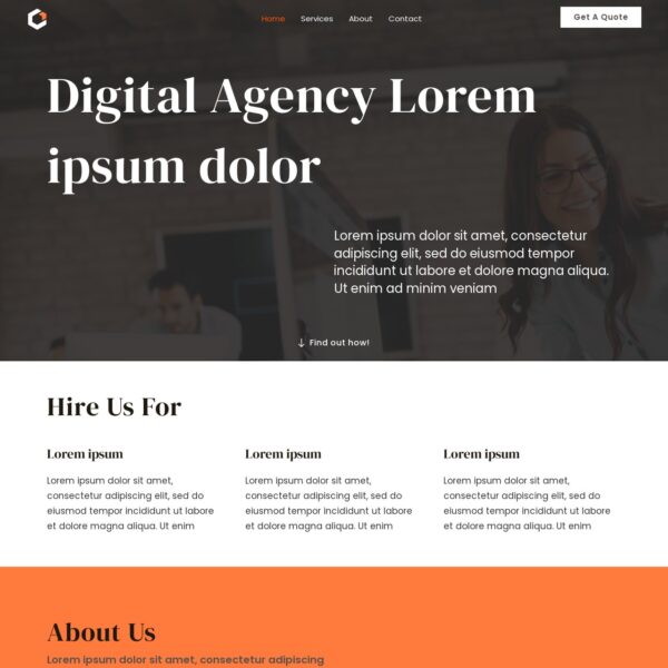 Digital Agency Website Template