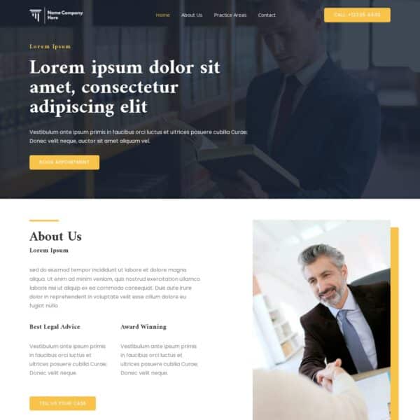 Lawyer Website Template