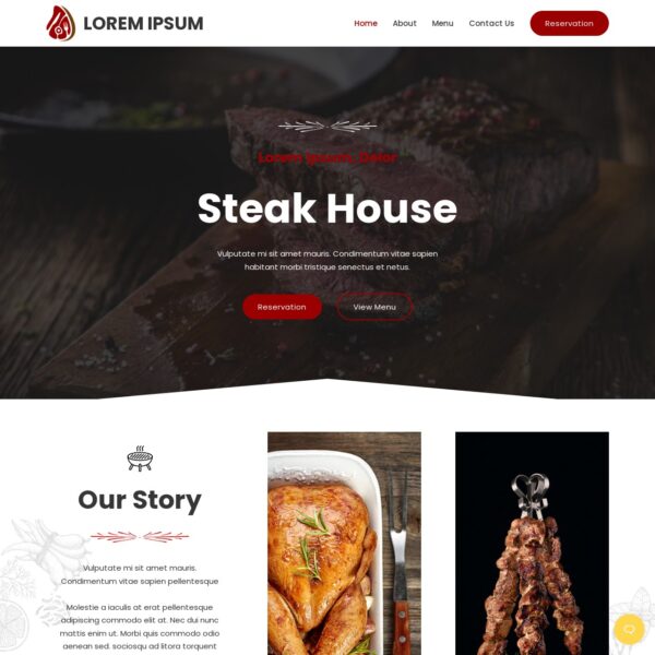 Food Website Template